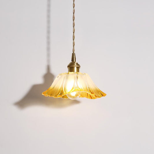 Vintage Style Glass Drop Pendant Light - Cofik