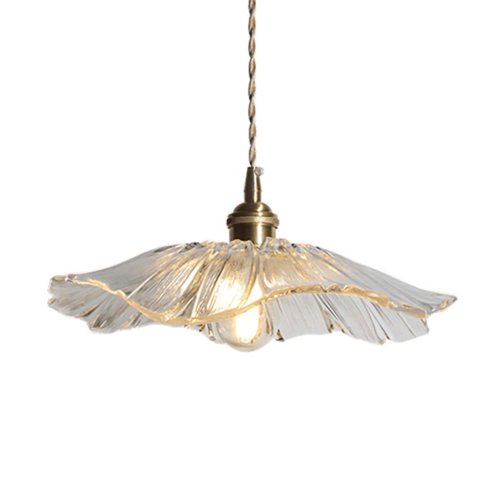 Vintage Style Glass Drop Pendant Light