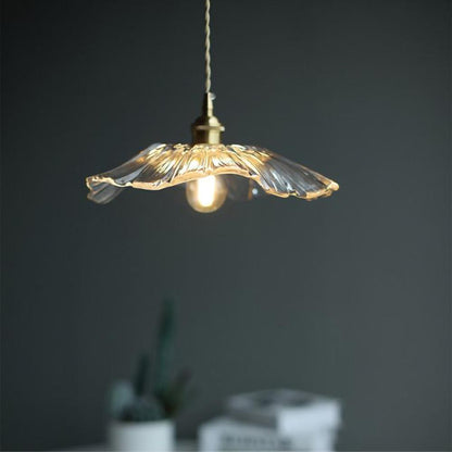 Vintage Style Glass Drop Pendant Light