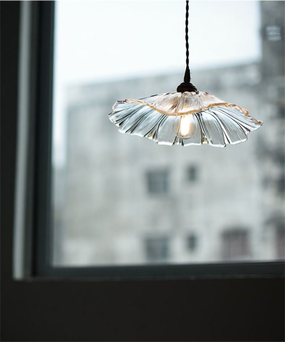 Vintage Style Glass Drop Pendant Light
