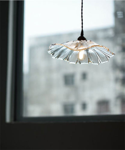 Vintage Style Glass Drop Pendant Light