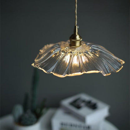 Vintage Style Glass Drop Pendant Light