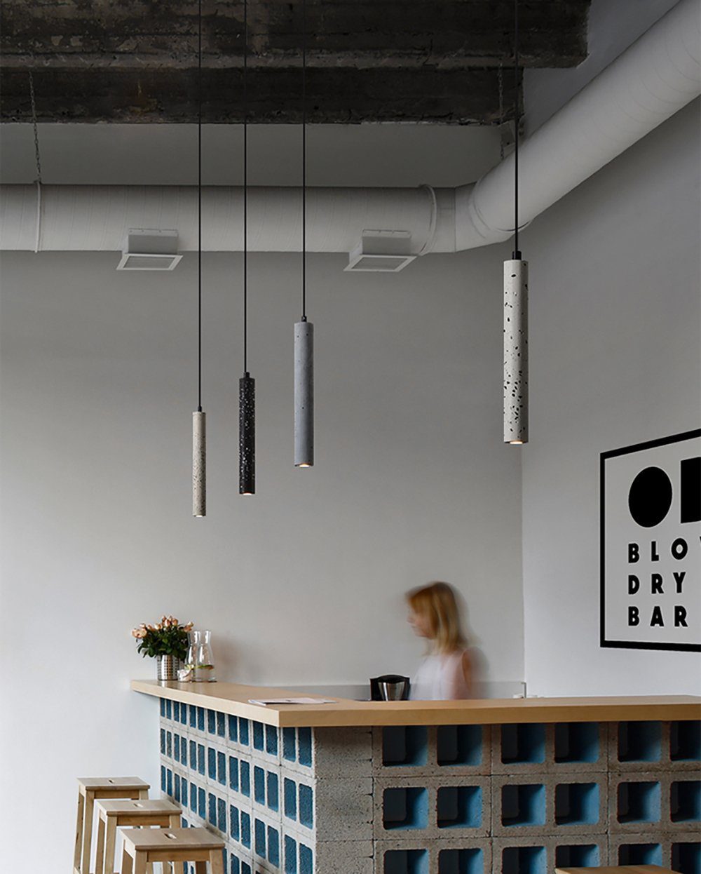 Industrial Grey Hanging Light