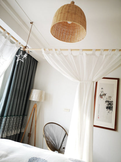 Natural Woven Hanging Lamp