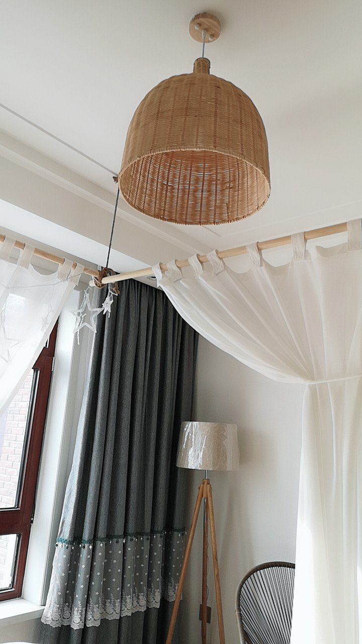Natural Woven Hanging Lamp
