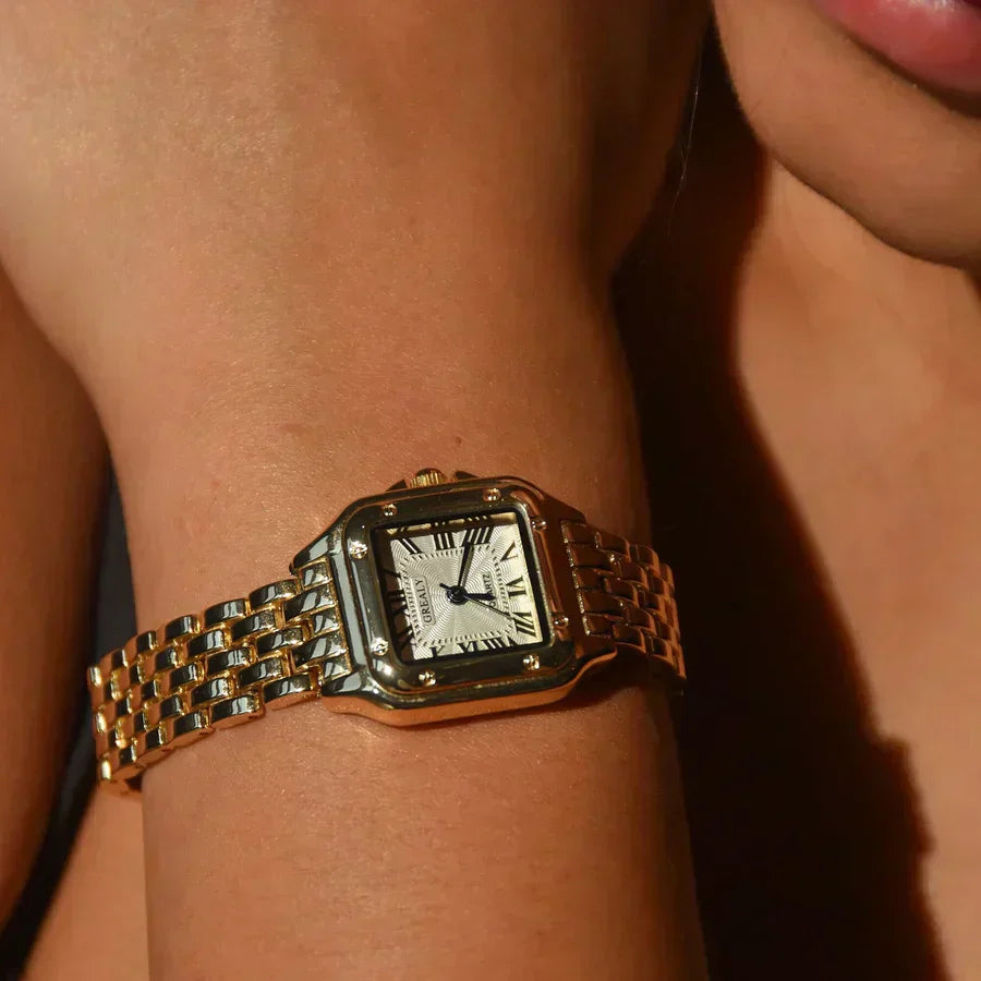 Classic Leather Vintage Style Watch