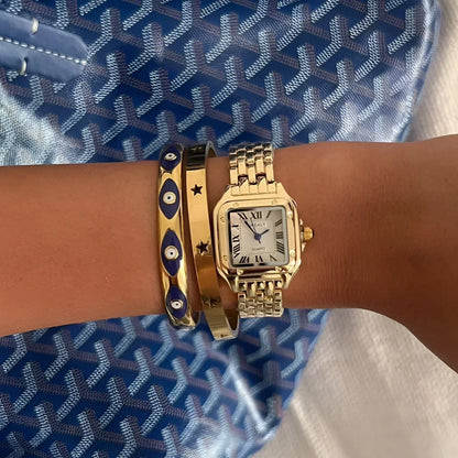 Classic Leather Vintage Style Watch