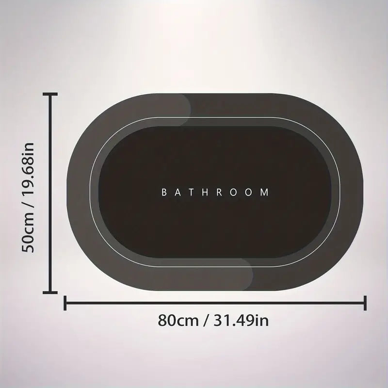 Anti-Slip Fast Dry Bathroom Mat