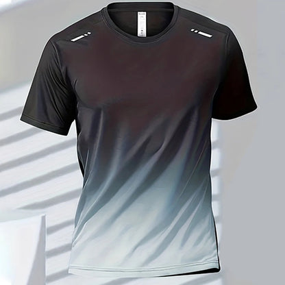 Quick-Drying Gradient T-Shirt for Men