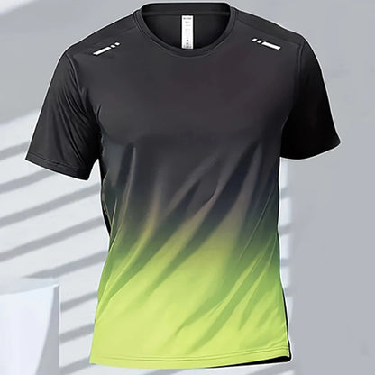 Quick-Drying Gradient T-Shirt for Men