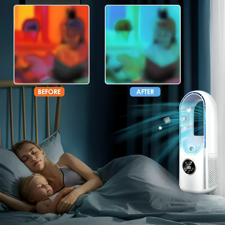 Compact Silent Personal Air Cooler Fan Unit
