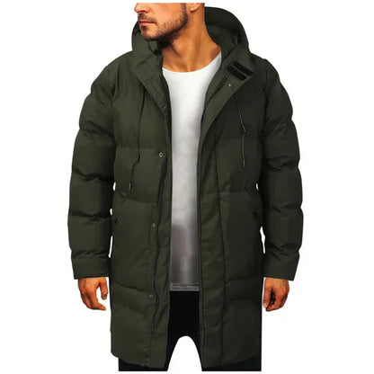 Quilted Parka for Men with Hood, Ultra-Warm and Stylish