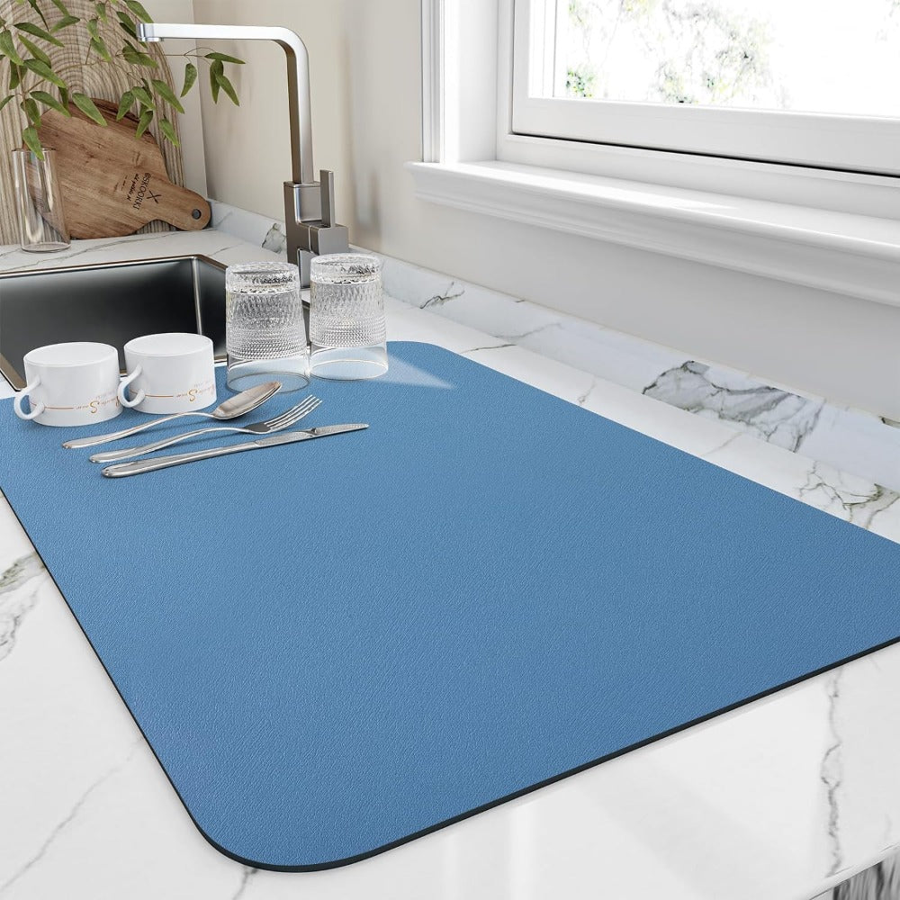 Fast Drying Kitchen Dish Rack Mat