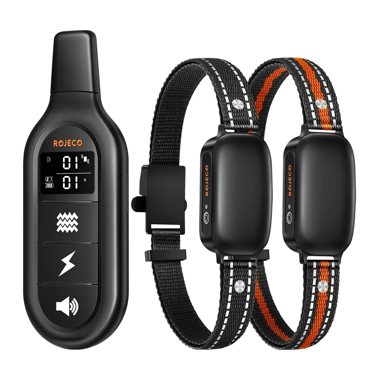 Rechargeable Waterproof Dog Training Collar with Remote