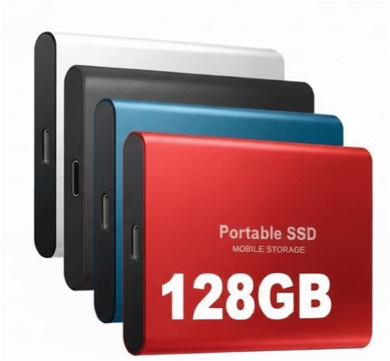 High-Speed 128GB External SSD Drive