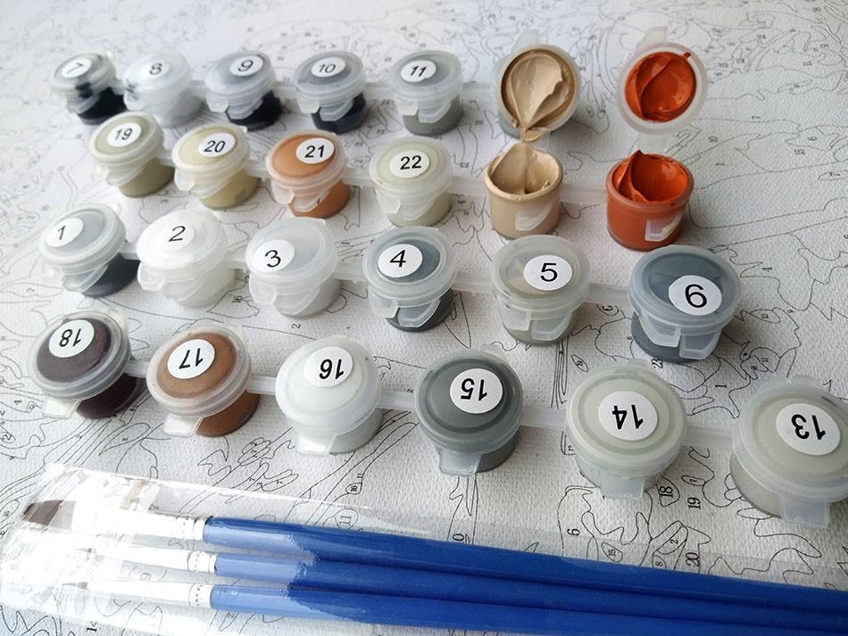 Beautiful Floral Art Paint-By-Number Kit