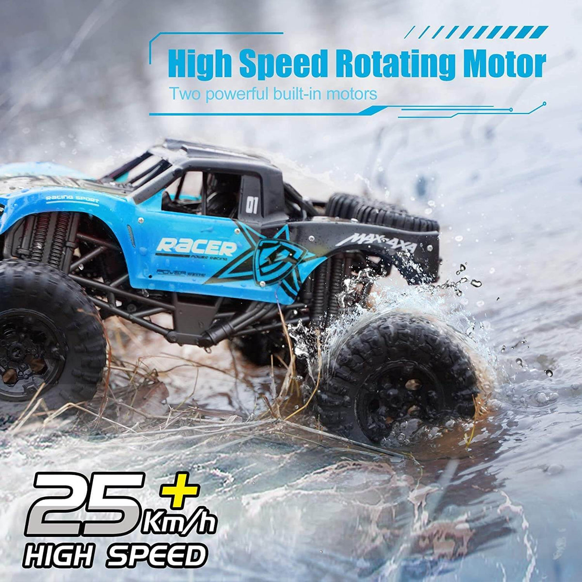 Remote Control Waterproof Off-Road Car Toy