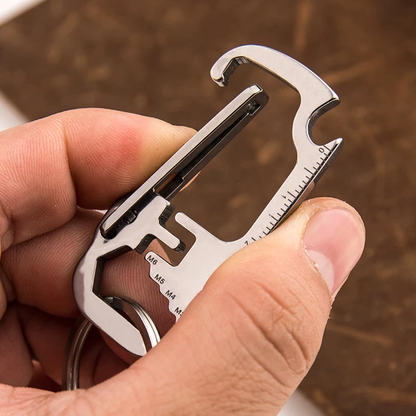 Portable Stainless Steel Keychain Multi Tool Opener