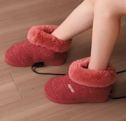 Warm Rechargeable Electric Indoor Slippers