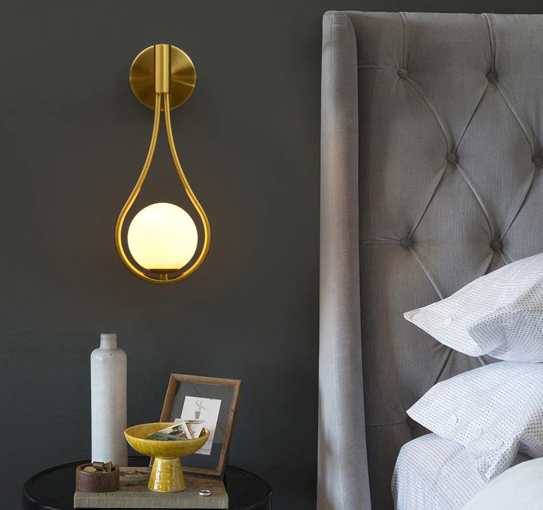Simple Scandinavian White Wall Light | Noxord