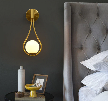 Simple Scandinavian White Wall Light | Noxord