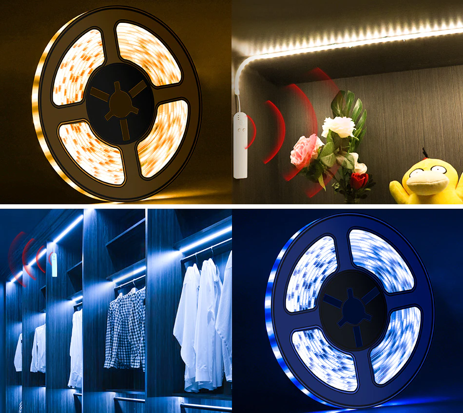 Bright Automatic LED Strip Lighting