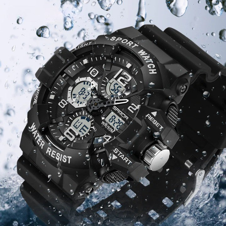 Tough Tactical Water Resistant Digital Watch