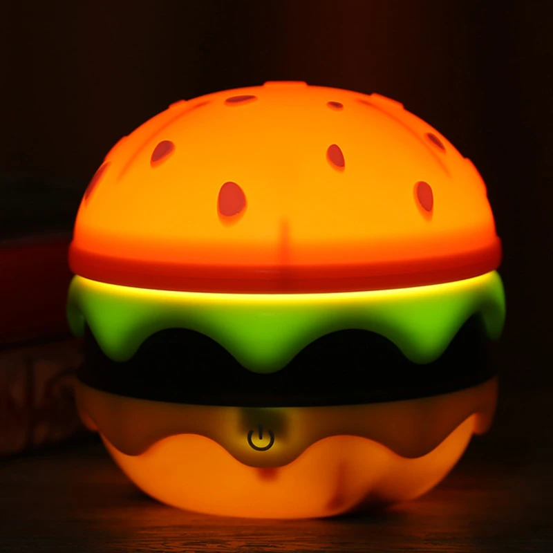 Portable LED Compact Burger Desk Lamp