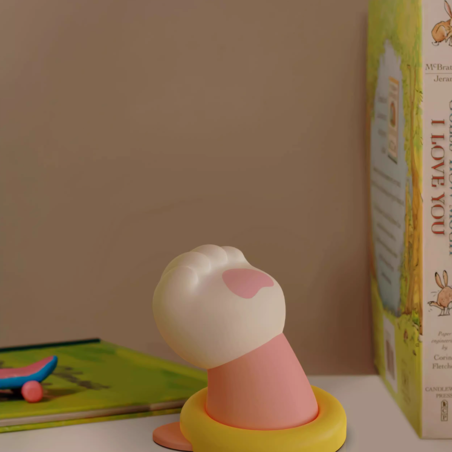 Adorable Kitty Table Light Decor