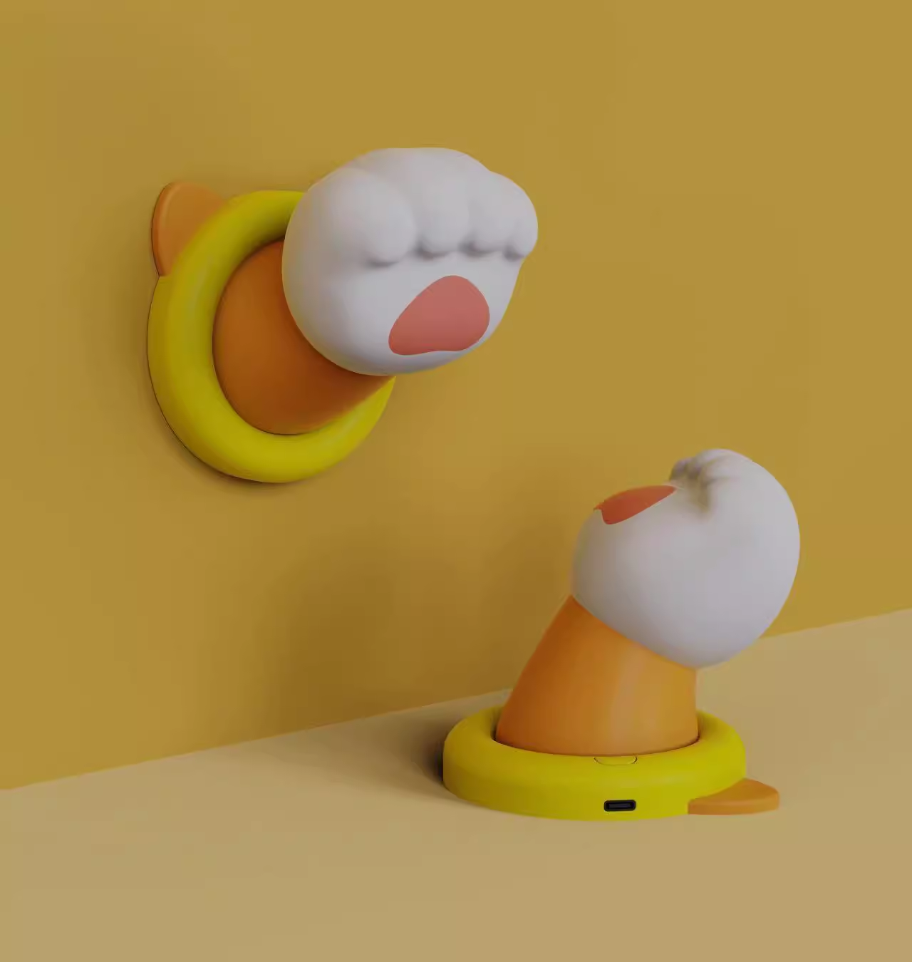 Adorable Kitty Table Light Decor