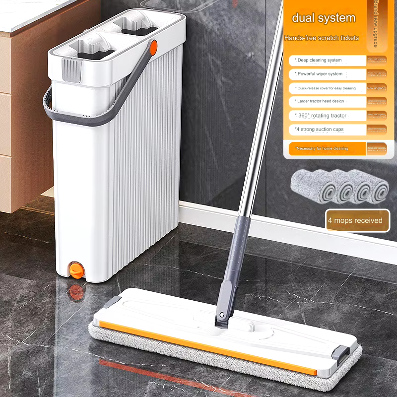 Super Thin Easy Wring Mop for Home Cleaning