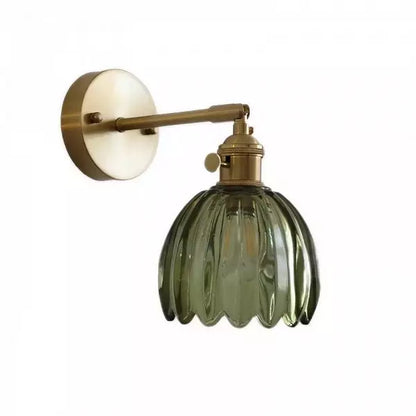 Vintage Glass Pendant Wall Lamp