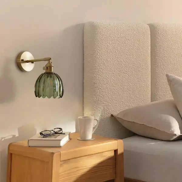 Vintage Glass Pendant Wall Lamp