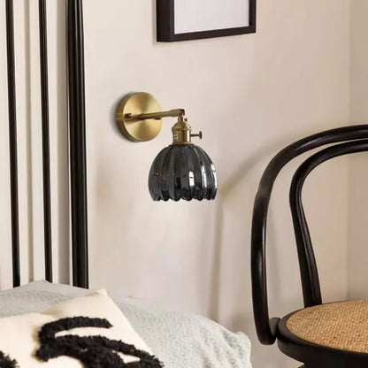 Vintage Glass Pendant Wall Lamp