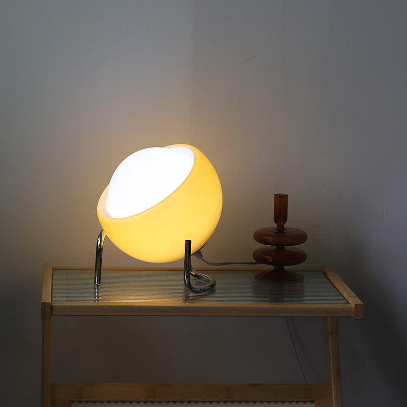 Vintage Glass Desk Lamp