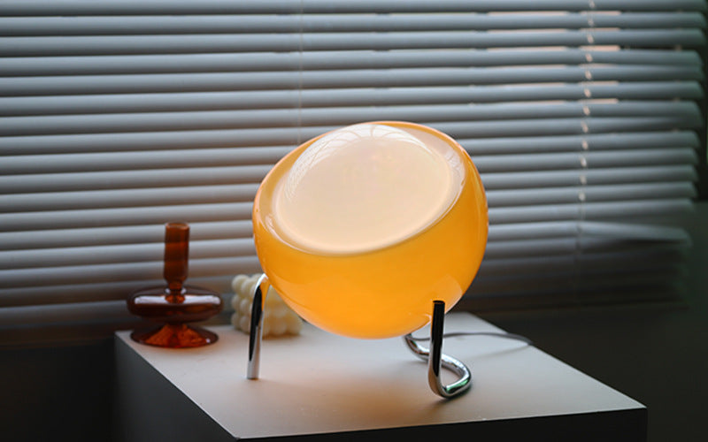 Vintage Glass Desk Lamp