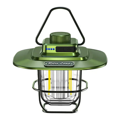 Retro Rechargeable LED Camping Lantern - NostalgiaGlow