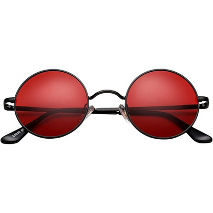 Retro Round Polarized Sunglasses - Lenno