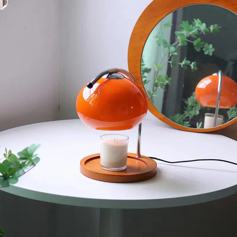 Vintage Style Glass Table Light with Base