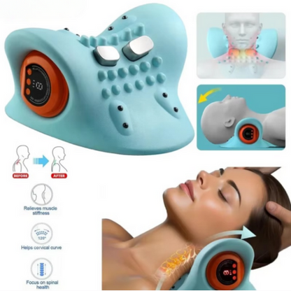 Electric Heat Massage Neck Wrap with Vibration Therapy
