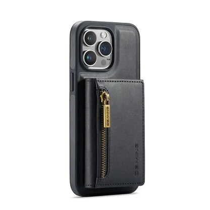 Protective Phone Wallet Case with Detachable Leather Mount