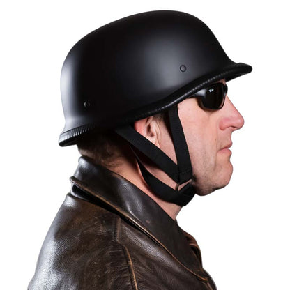RidgeBolt Vintage Half-Face Helmet ECE DOT Certified