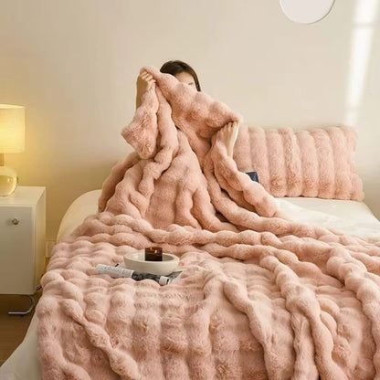 Plush Fuzzy Winter Throw Blanket