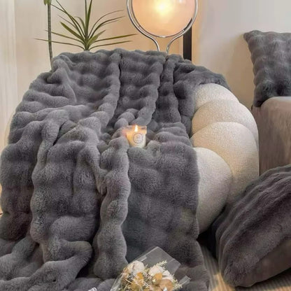 Plush Fuzzy Winter Throw Blanket
