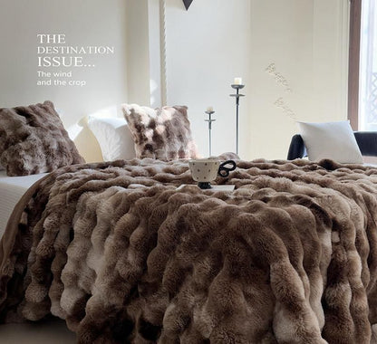 Plush Fuzzy Winter Throw Blanket