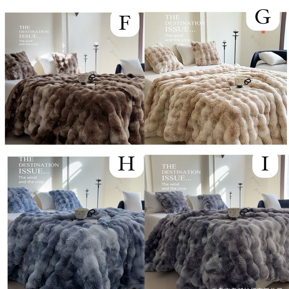 Plush Fuzzy Winter Throw Blanket