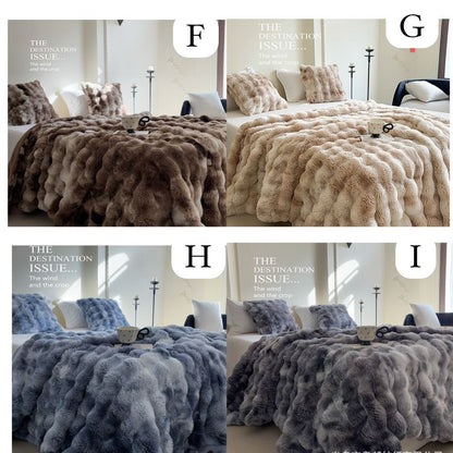 Plush Fuzzy Winter Throw Blanket