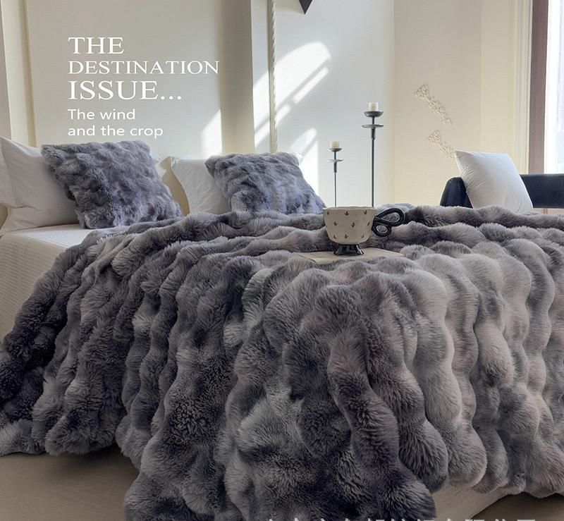 Plush Fuzzy Winter Throw Blanket