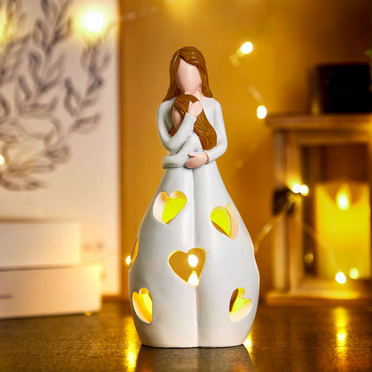Cozy Resin Table Lamp Soft Warm Lighting