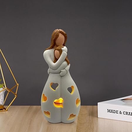 Cozy Resin Table Lamp Soft Warm Lighting